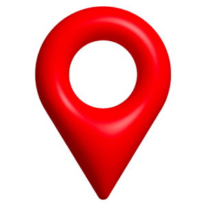 red navigation pin